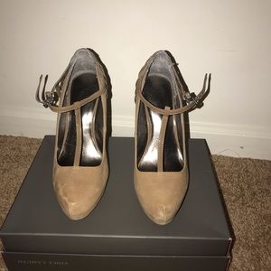 High heels smoke color size 7 heel 5”